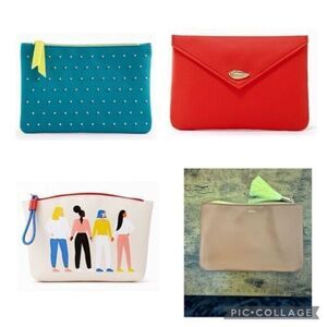 NEW IPSY Lot of 4 Cosmetic Makeup Bags Accessories Bag Glam Bag 2020 & 2021